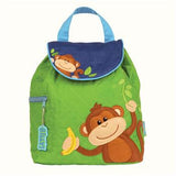 Monkey Quilted Backpack
