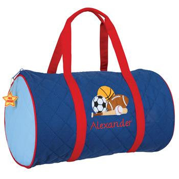 Boy Sports Quilted Duffle