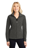 Port Authority Ladies Heather MICROfleece Full Zip Jacket L235