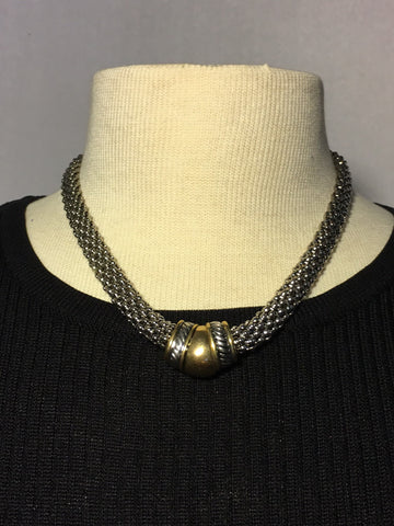 Magnetic Gold & Silver Necklace