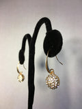 Rhinestone Gold Earrings