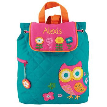 Owl Quilted Backpack (Girl)