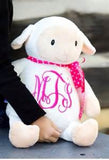 Personalized Stuffed Lamb